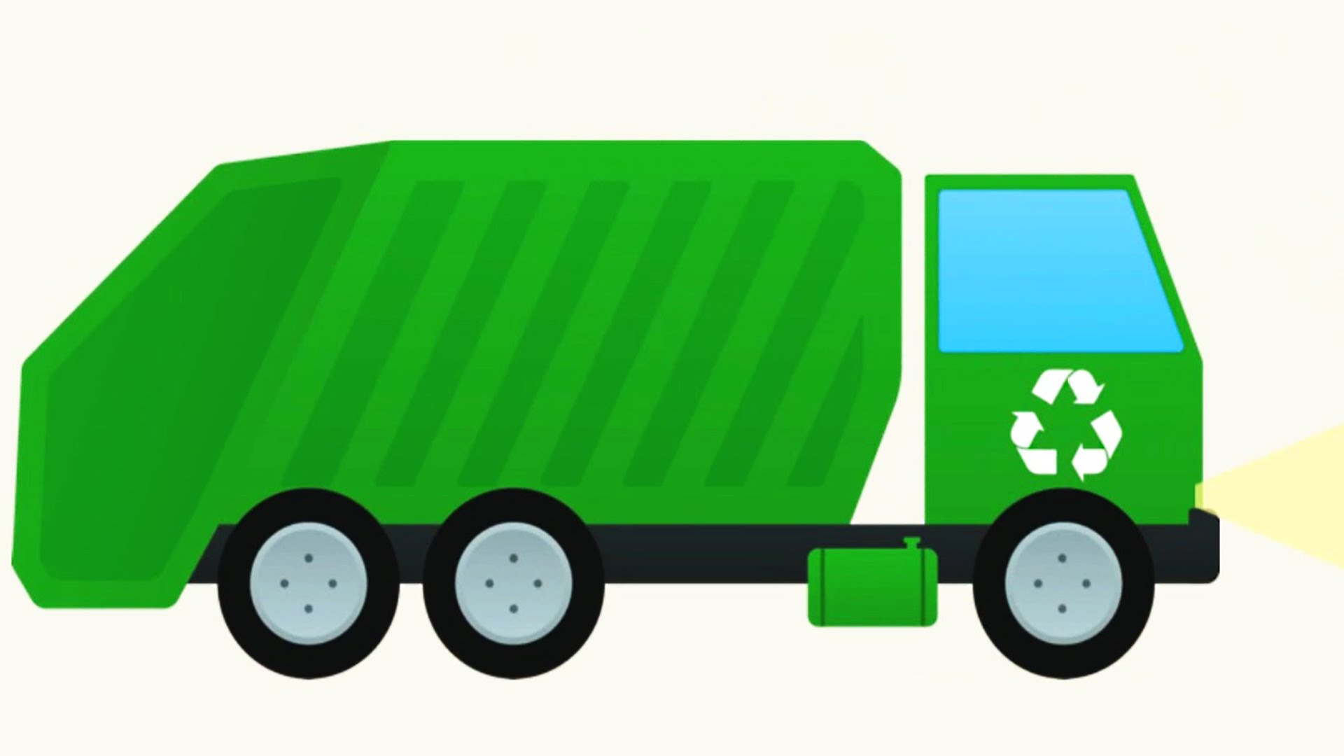 Cars and Trucks for kids - Garbage Truck, tractor, Truck - Street ...