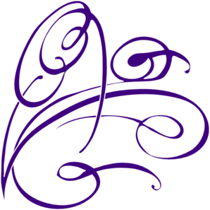 Decorative Swirl Purple clip art - vector clip art online, royalty ...