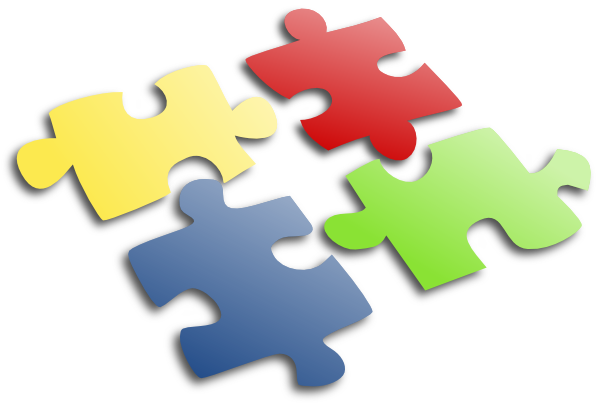 Jigsaw Puzzle Clip Art - vector clip art online ...