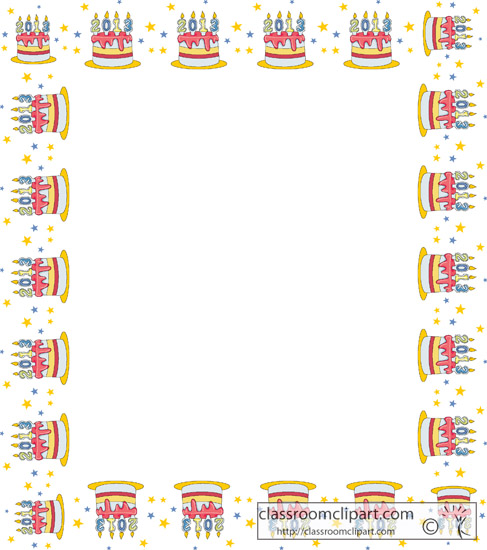 Cake Borders - ClipArt Best