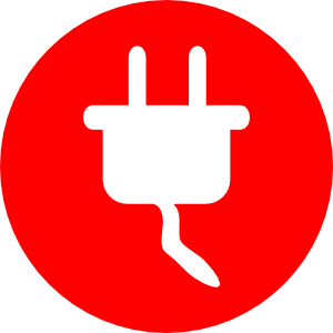 Electric Power Plug Icon Clip Art - vector clip art ...
