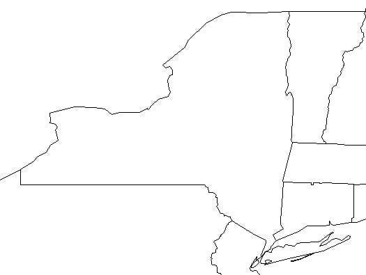 new york state map clipart - photo #21