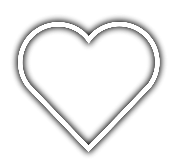 free clipart of hearts in black and white - photo #30