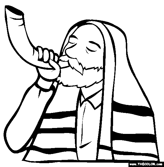 Rosh Hashanah Online Coloring Pages | Page 1