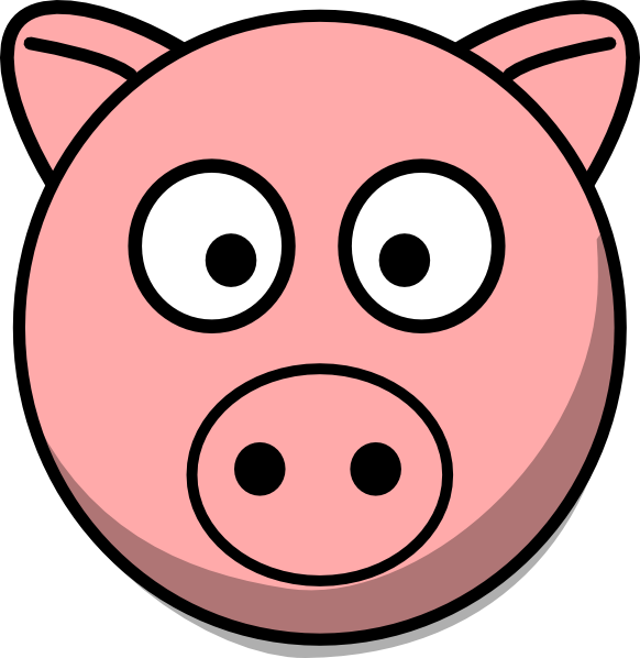 401 views Pig Head Clip Art - vector clip art online, royalty ...