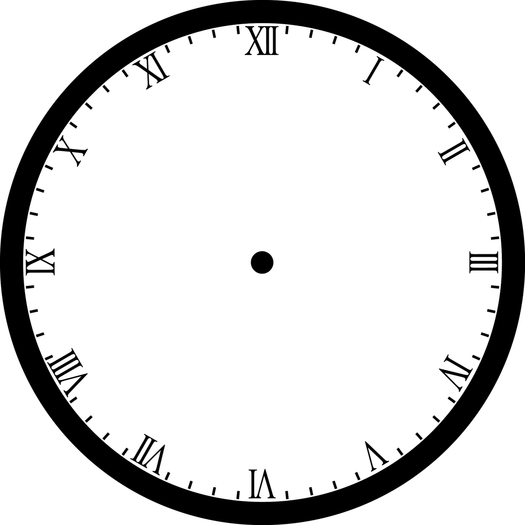 clock without hands clip art - photo #28