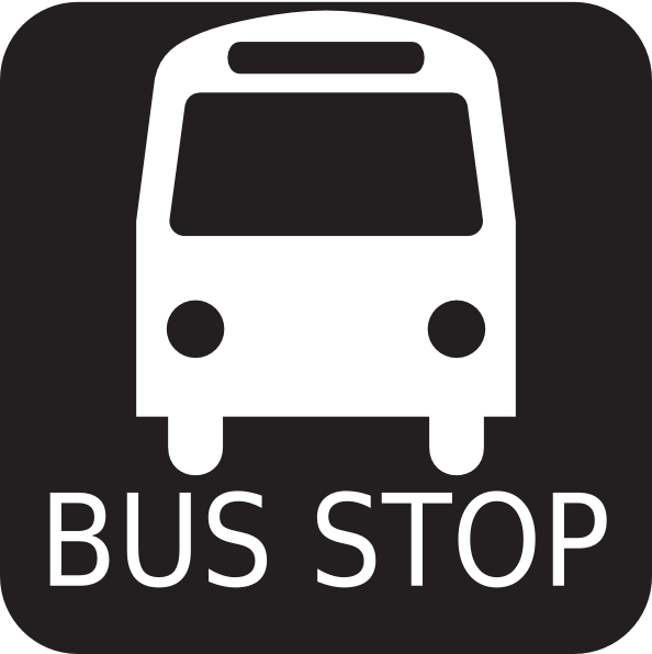 Bus Stop Sign Clip Art - vector clip art online ...