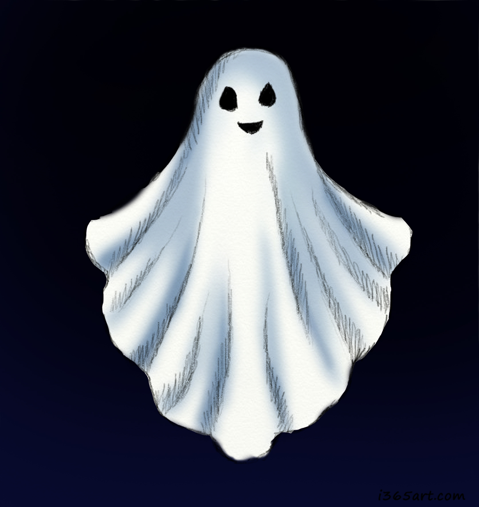 I 365 Art » sheet ghost