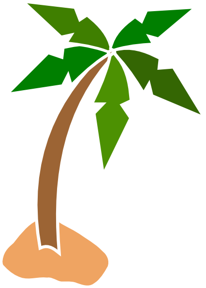 Coconut Tree Clip Art - vector clip art online ...