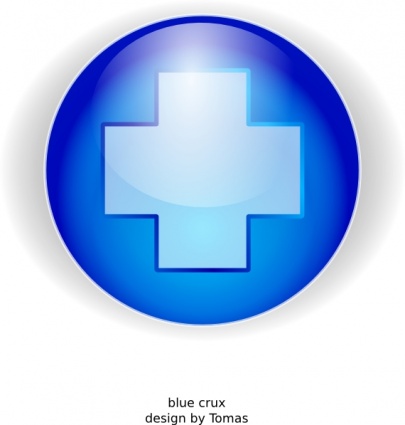 Download Blue Cross clip art Vector Free