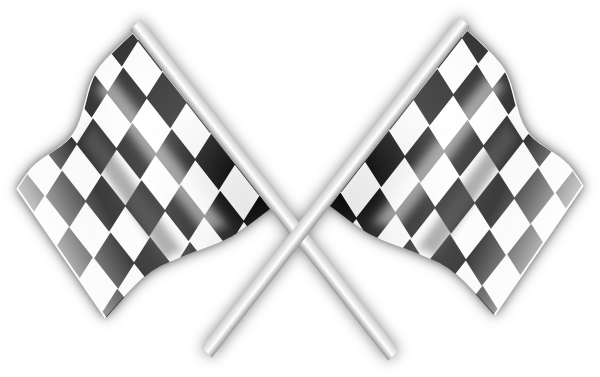 Checkered Racing Flags clip art - vector clip art online, royalty ...