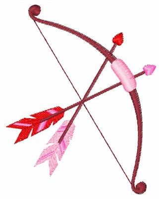 Hopscotch Free Embroidery Design: Cupids Weapon 2.77 inches H x ...