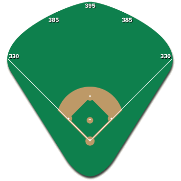 Baseball Diamond Outline