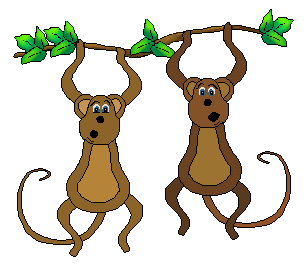 Monkey Hanging From A Tree | Free Download Clip Art | Free Clip ...