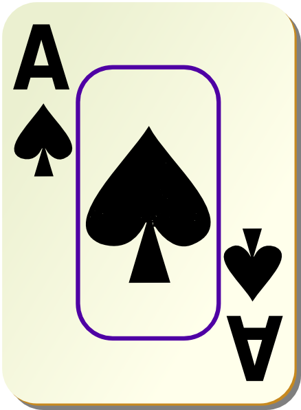 Ace of spades clipart - ClipartFox