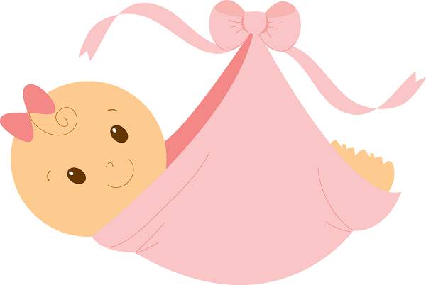 437 views Free baby clipart girl