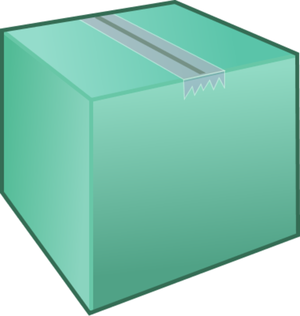 Cardboard box - vector Clip Art