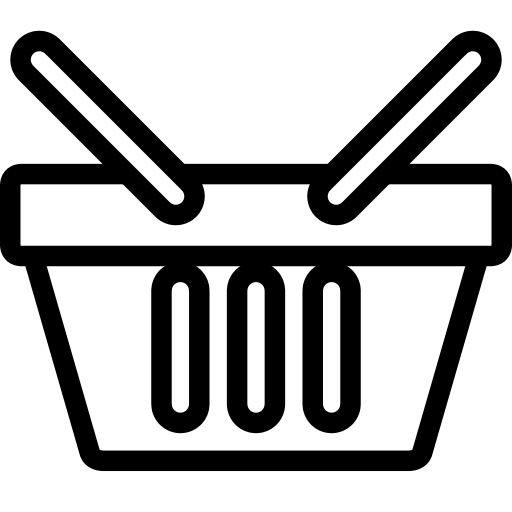 Collection of basket icons free download
