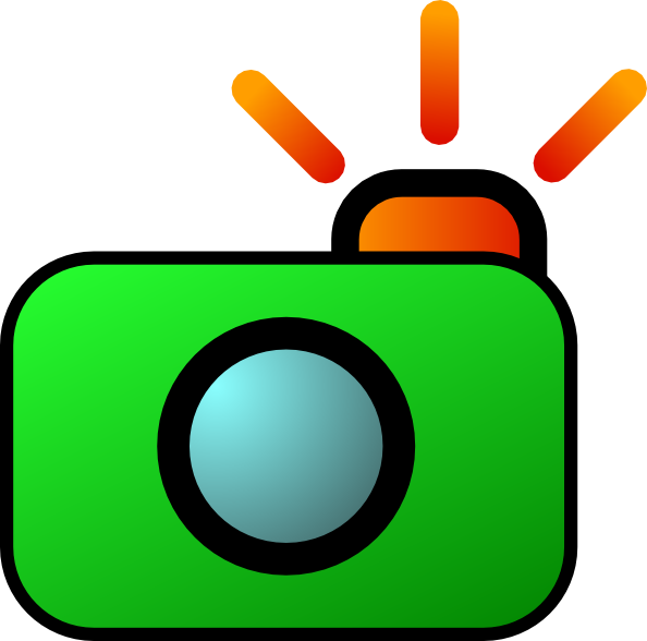 Green Camera Art Clip art - Technology - Download vector clip art ...