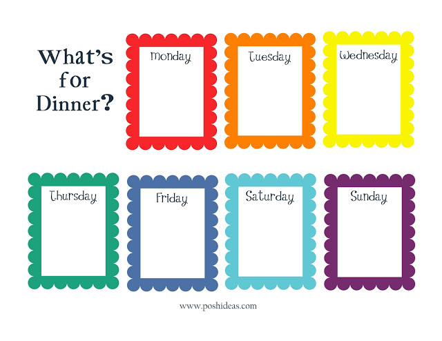 Meal Planning Dinners & Free Printable | Healthy Women Blog!