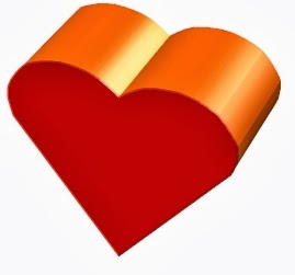 3D Name Logos: 3D Hearts