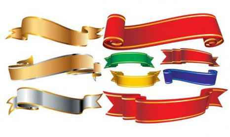 Ribbon Banner Graphic Clipart - Free to use Clip Art Resource