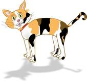 Calico Cat Cartoon - ClipArt Best