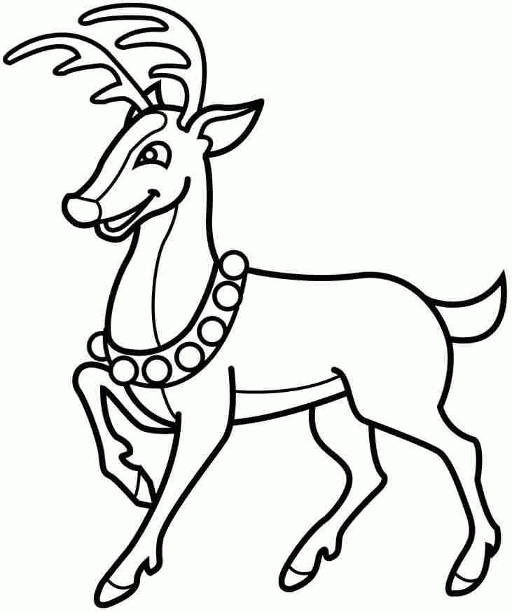 Free Deer Coloring Pages - AZ Coloring Pages