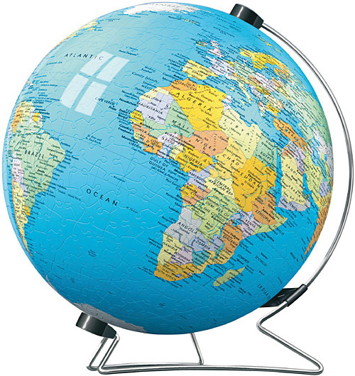 488 views The Earth Puzzle Globe