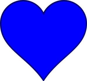 Blue Heart Clip Art – Clipart Free Download