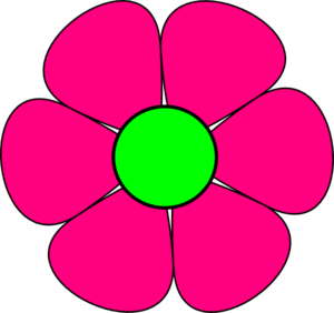 Pink Flower Clip Art - vector clip art online ...