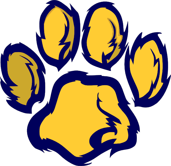 Wildcat Paw 2 clip art - vector clip art online, royalty free ...