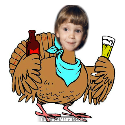 Drunk baby wissa - Use Turkey Face Template- Put your face in fun ...