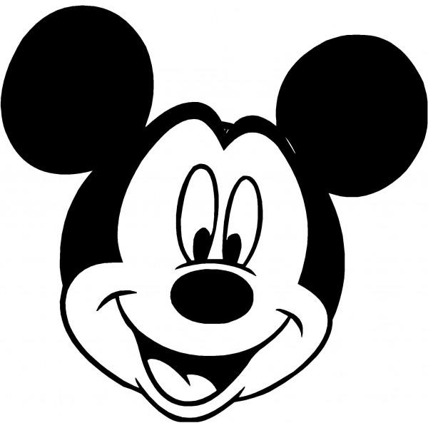 Mickey mouse clip art free black and white - ClipartFox