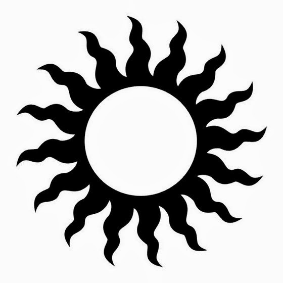 Tribal Eye Sun Tattoo Stencil: Real Photo, Pictures, Images and ...