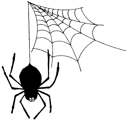 Black And White Halloween Clipart