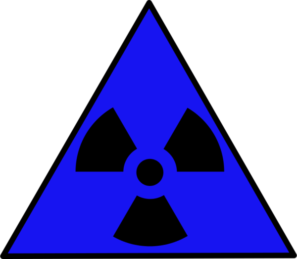 Nuclear warning sign - vector Clip Art