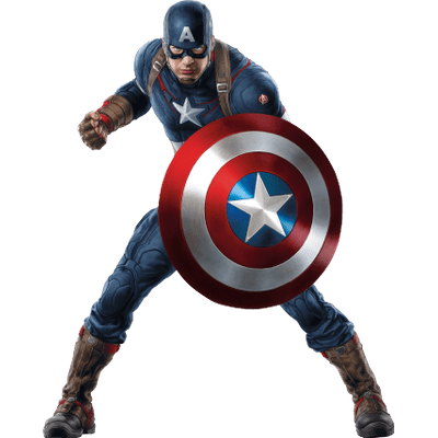 Captain America Throwing Shield transparent PNG - StickPNG