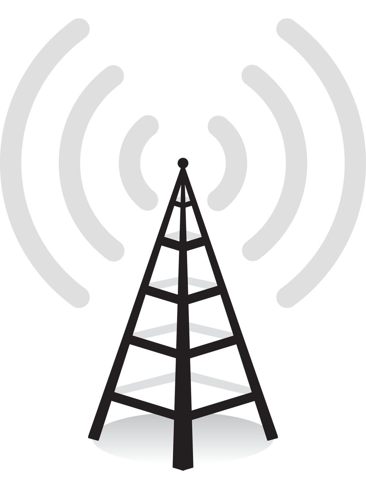 Cell phone tower clipart