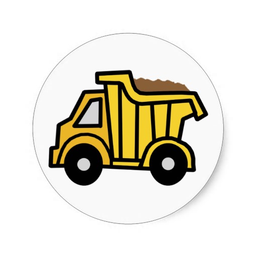Dump truck free to use clip art image #32155