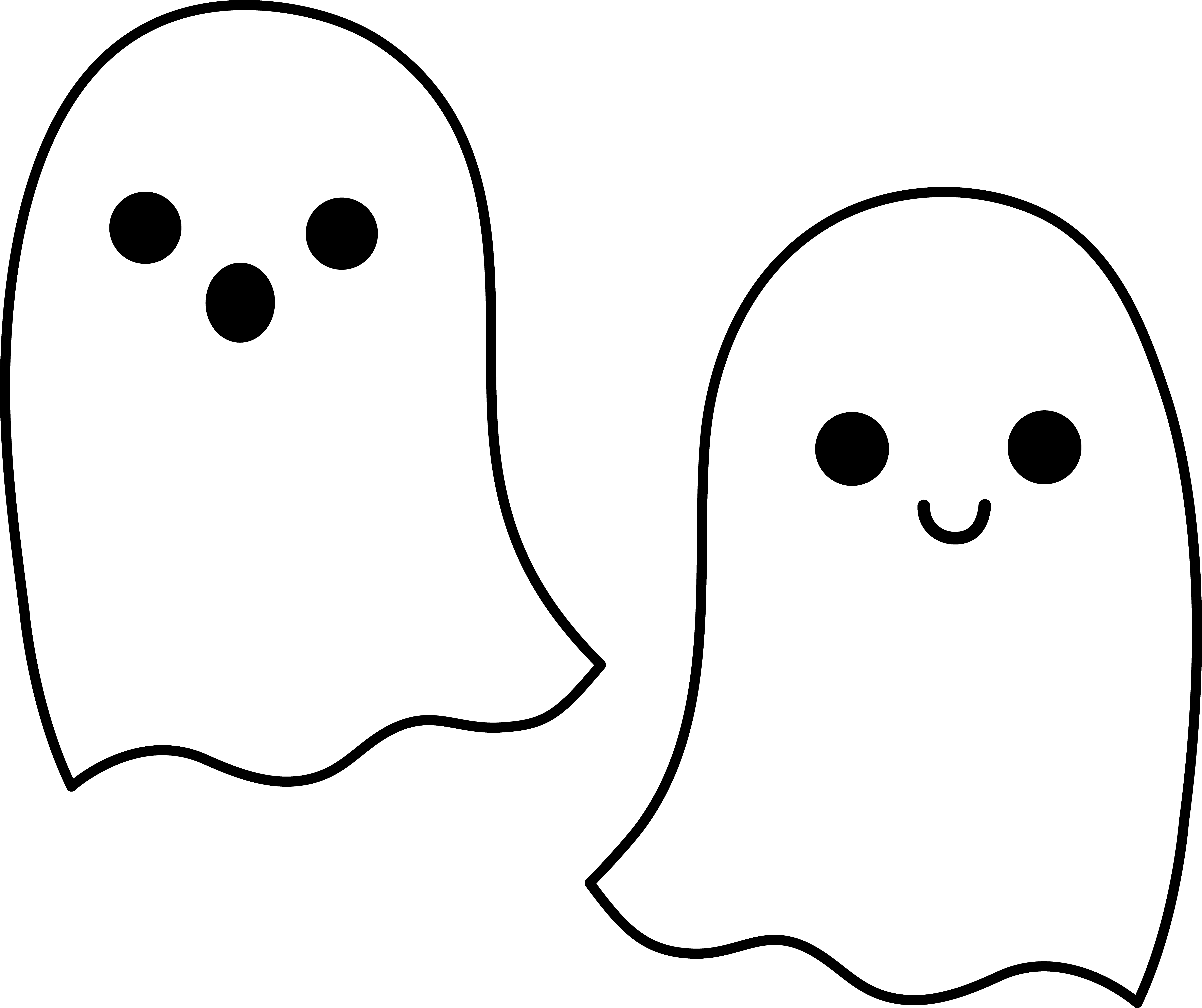 Ghost clipart cute icon