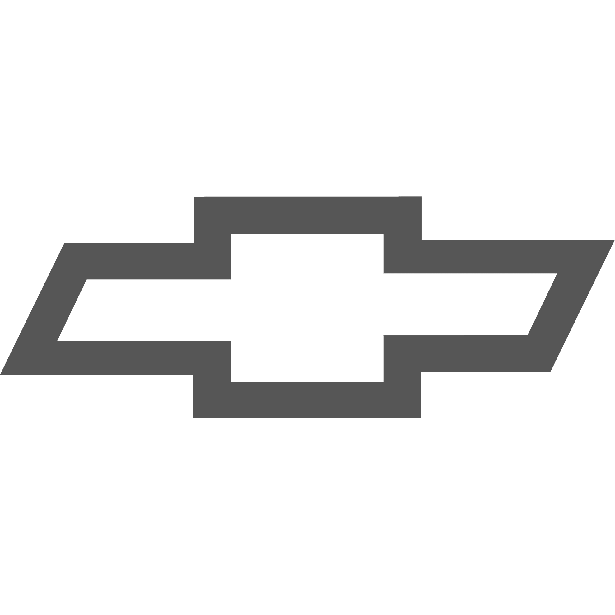 Chevy filled logo clipart black and white