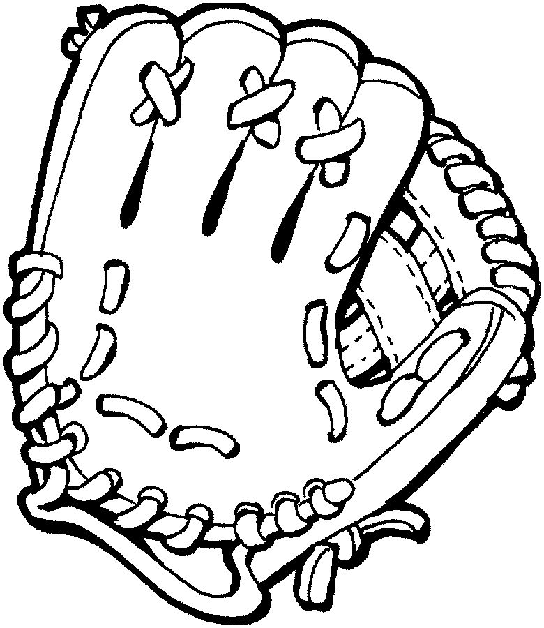 Pin Baseball Glove Drawing