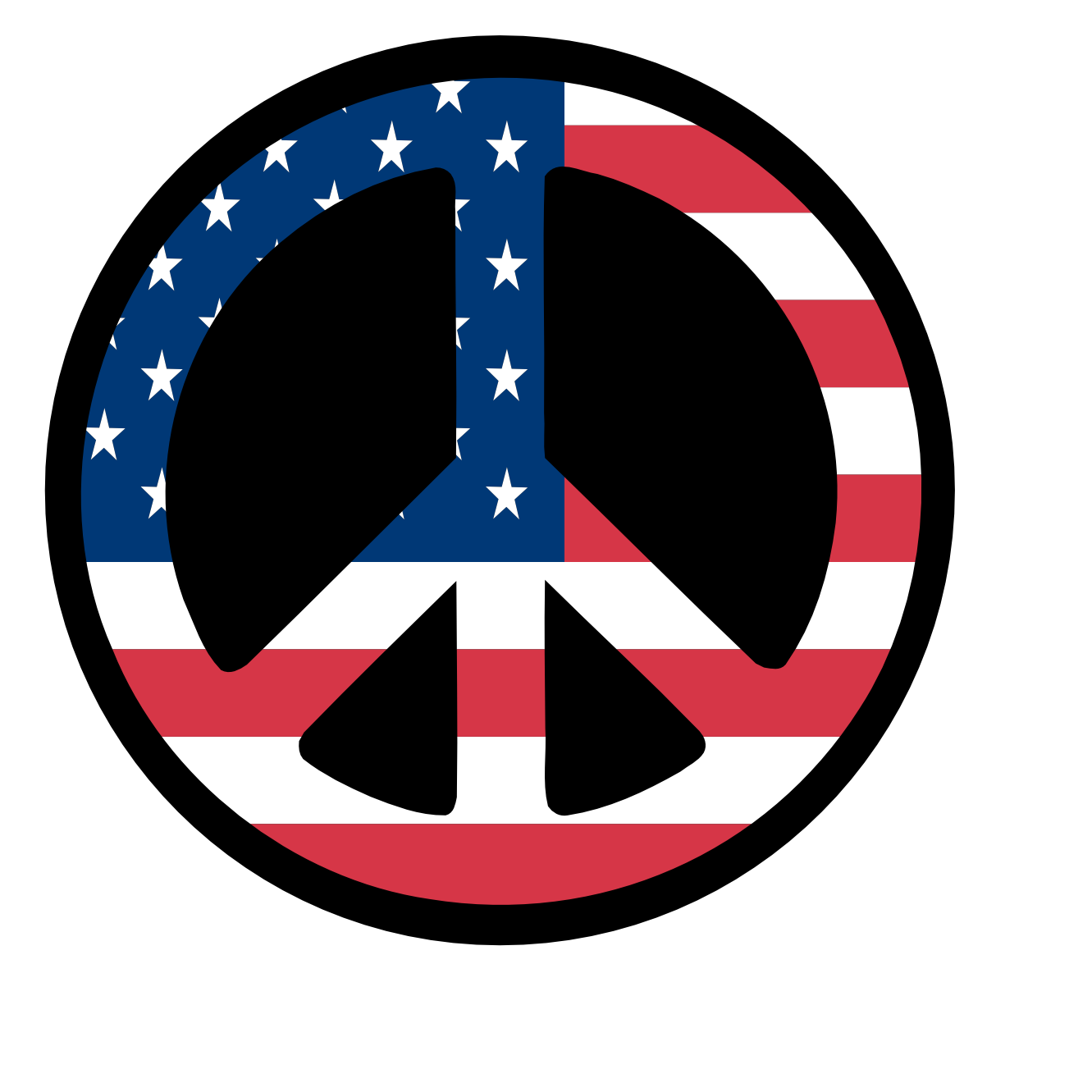 Flag Art us Flag Peace Sign 3 Fav Wall Paper Background Social ...