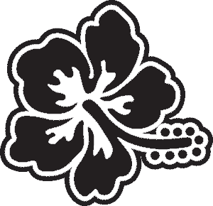 Hibiscus, Plumeria, Maile and Other Flower Vinyl Decals and ...