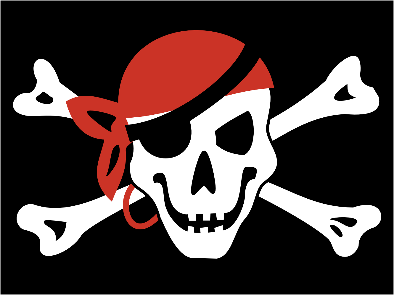 Pirate Bandanna Roger Flag Drapeau Bandiera Bandeira Flagga ...