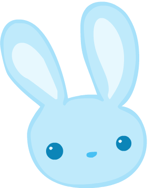Blue Bunny Clip Art - ClipArt Best