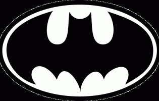 Batman Logo Outline Cake Ideas and Designs