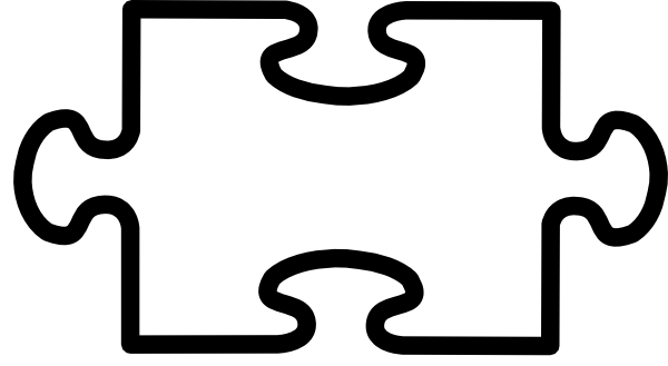 Large Puzzle Piece Template