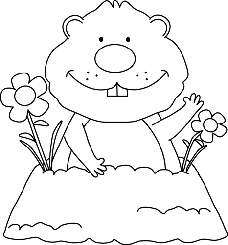 spring clip art free black and white - photo #9